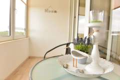 Balkon Wind geschützt